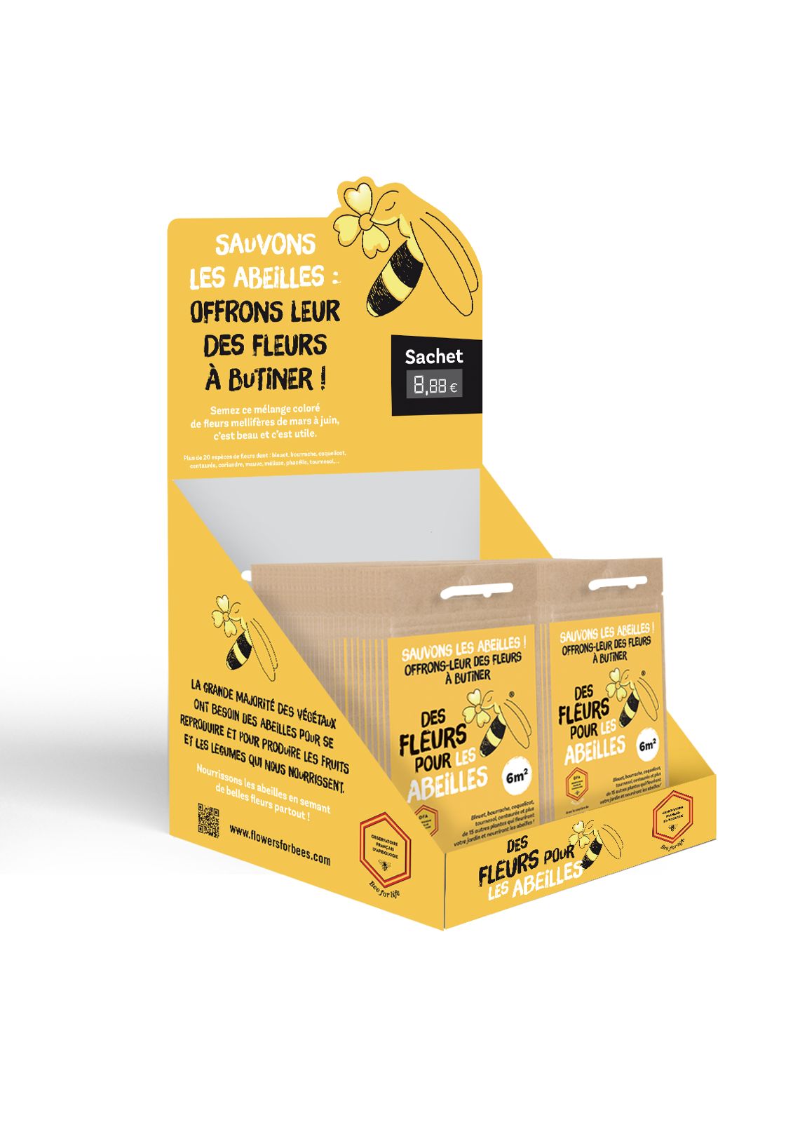 Sachet "Des Fleurs pour les Abeilles" - 6 m² de plantation